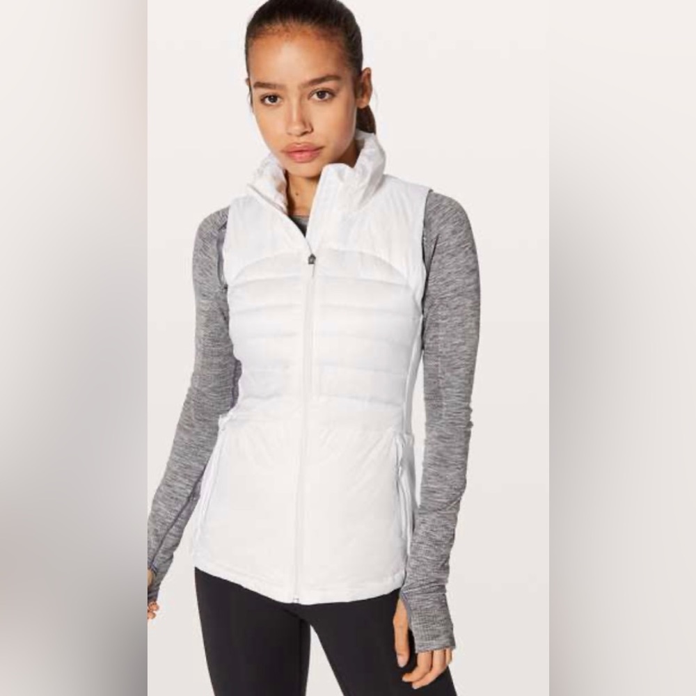 Down For it all Vest Lululemon size 2